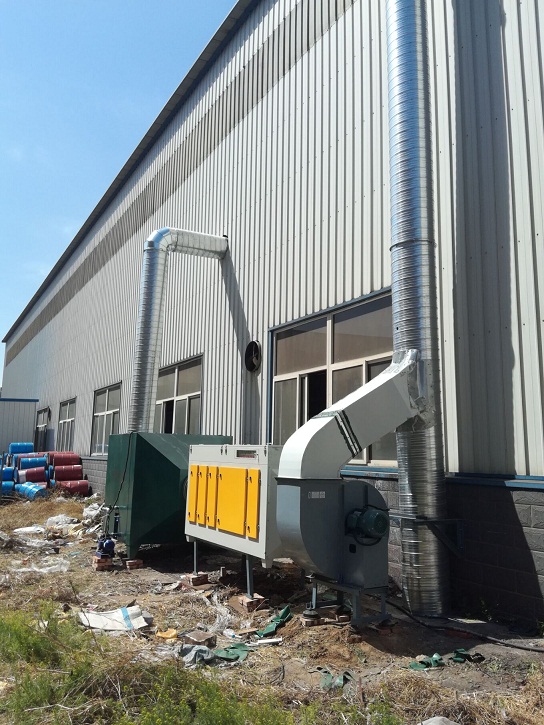 皮革廠臭味去除，動(dòng)物皮毛蛋白質(zhì)熟化臭味凈化方案方法，溶媒吸附等離子凈化設(shè)備