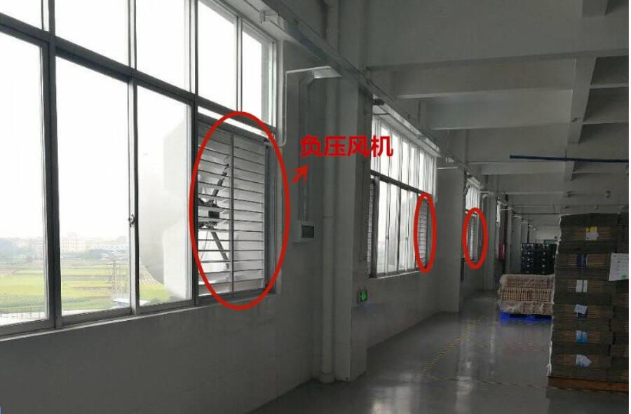 夏季車間采用水簾風(fēng)機負(fù)壓通風(fēng)降溫怎么樣